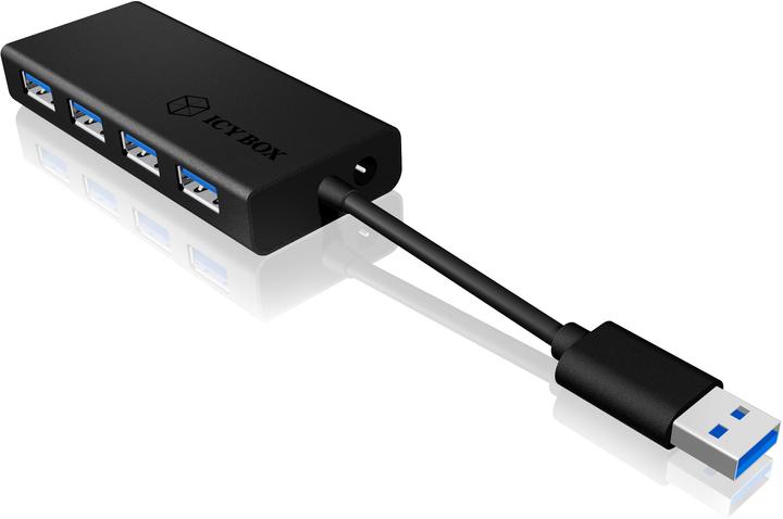 Produktbild Icy Box Ib-Ac6104-B (USB-A, 4 Ports)