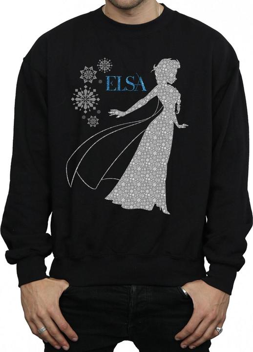 Immagine prodotto Disney Frozen Elsa Christmas Silhouette Felpa Uomo (M)
