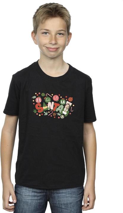 Actual product image Elf Boys Santa Fa La La T-Shirt (152, 158)