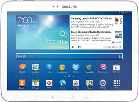 Produktbild Samsung Galaxy Tab 3 10.1 P5210 (10", 16 GB, Weiss)