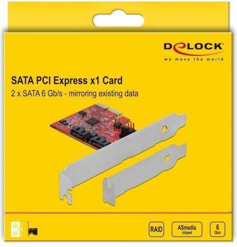 Immagine prodotto Delock PCI Express - 2 porte SATA, con RAID