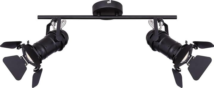 Actual product image Globo Spotlight Egon black 2xGU10 (GU10)
