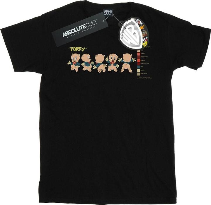 Produktbild Looney Tunes Porky Pig Colour Code TShirt (S)