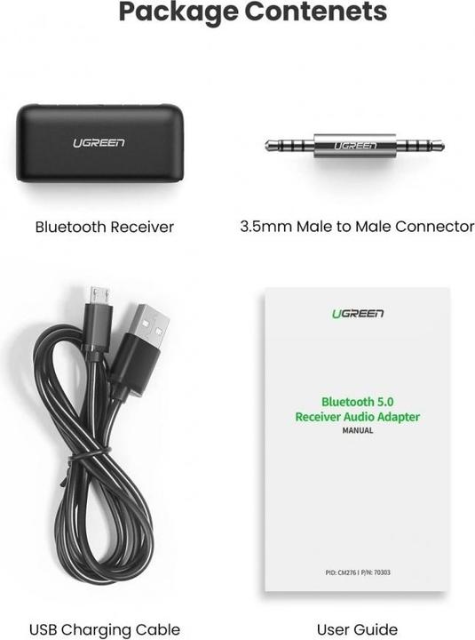 Image du produit Ugreen Adaptateur pour la voiture (Récepteur)