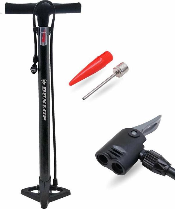 Image du produit Dunlop Pompe à air de vélo pour toutes les valves