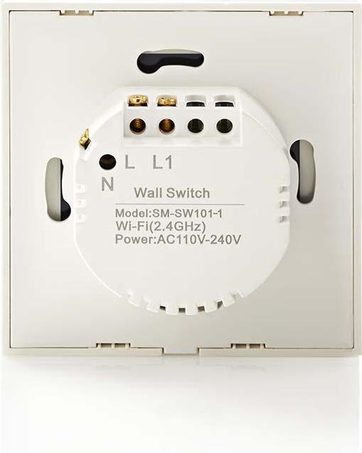 Produktbild Nedis WLAN Smart Lichtschalter (WIFIWS10WT) - Einfach