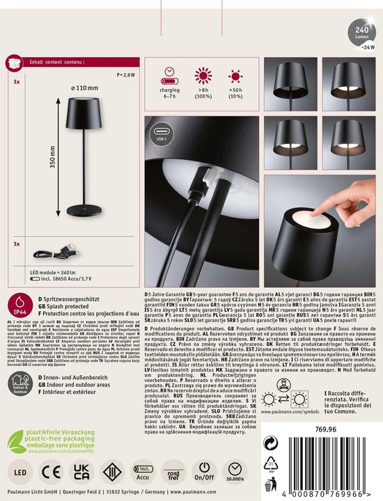 Image du produit Paulmann Gilo (240 lm)