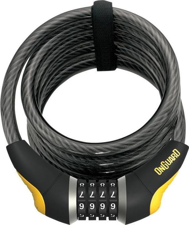 Produktbild Onguard Dobermann Combo 8031 Spiralkabelschloss 185 cm Ø12 mm (185 cm)