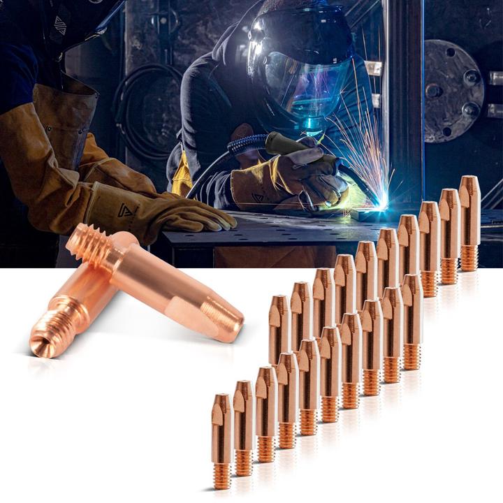 Produktbild Stahlwerk Stromdüsen für Aluminium AK25 MB25 MIG MAG Kontaktdüsen M6x28 1,0 mm