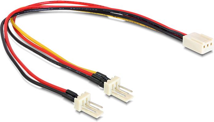Immagine prodotto Delock Cavo presa Molex a 3 pin-2 x spina Molex a 3 pin