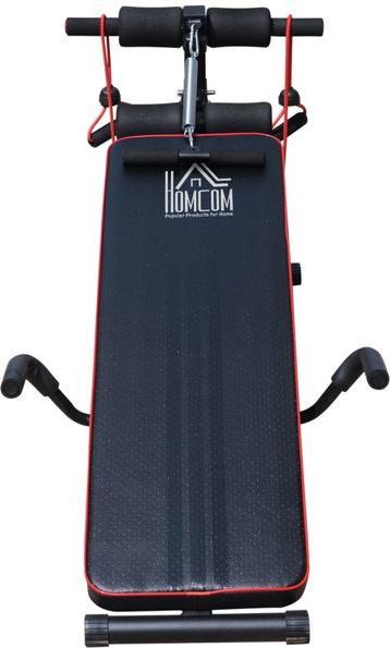 Actual product image Homcom Sit up bench abdominal trainer, adjustable, 137.5x55.5x50-68cm 120 kg load capacity