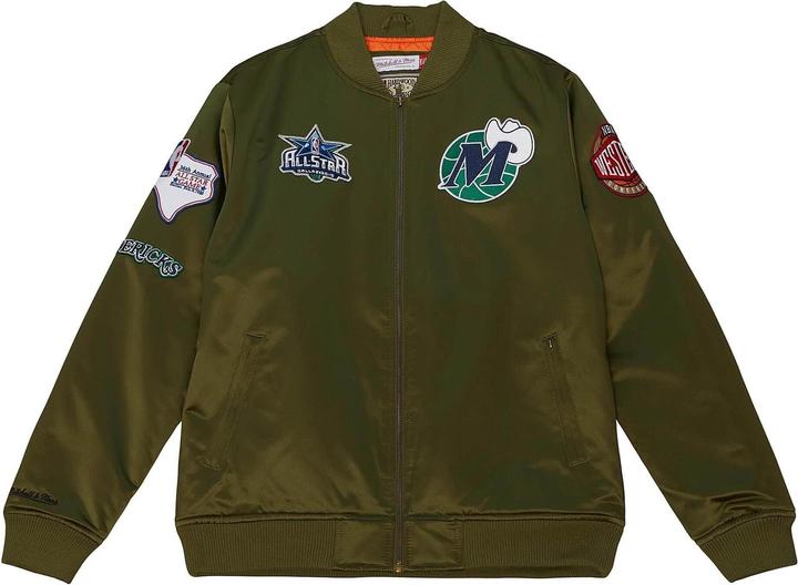 Produktbild Mitchell & Ness M&N Satin Bomber Jacke - FLIGHT Dallas Mavericks - M (M)