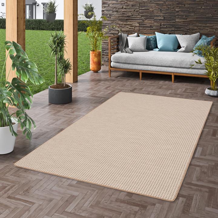 Produktbild Snapstyle In & Outdoor Teppich Flachgewebe Oslo Karo Modern (200x200 cm)
