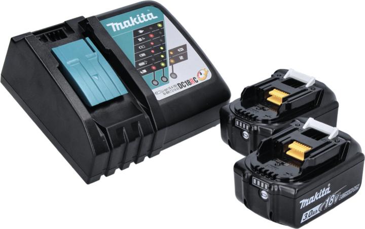 Image du produit Makita Ponceuse orbitale à batterie DBO 180 RFJ 18 V + 2x batterie 3,0Ah + chargeur + Makpac (Ponceuse excentrique)