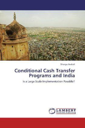 Produktbild Conditional Cash Transfer Programs and India (Shuvya Arakali, 2012)