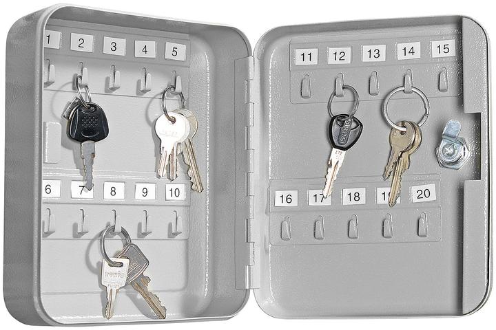 Actual product image Xcase Steel key cabinet for 20 keys with 2 security keys