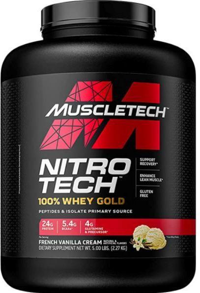Muscle Tech MuscleTech Nitro Tech 100% Whey Gold (Vanille, 1 Stk., 2260 g)