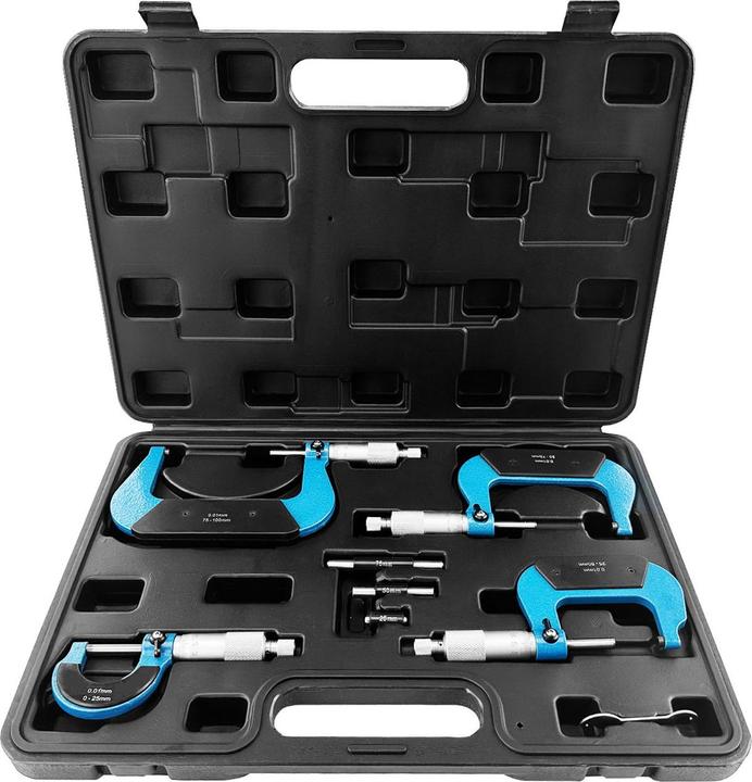 Produktbild Paulimot Mikrometer-Set 0 - 100 mm, 4-teilig (10 cm)