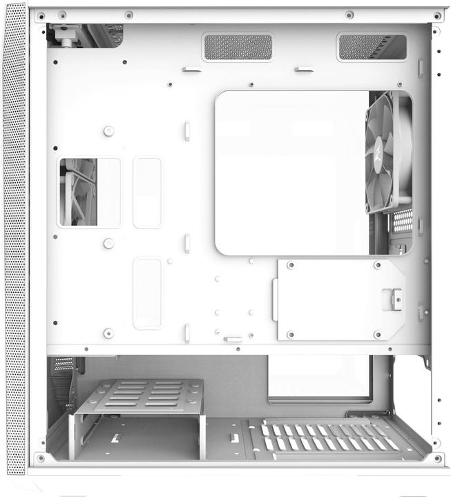 Image du produit Zalman Z1 Iceberg - Boîtier - mini-tour - blanc (Mini-ITX, ATX)