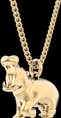 MTM Hippo Necklace