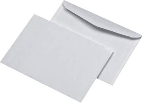 Produktbild Mailmedia Briefhülle B6 gum. 75g weiss (B6, 1000 x)