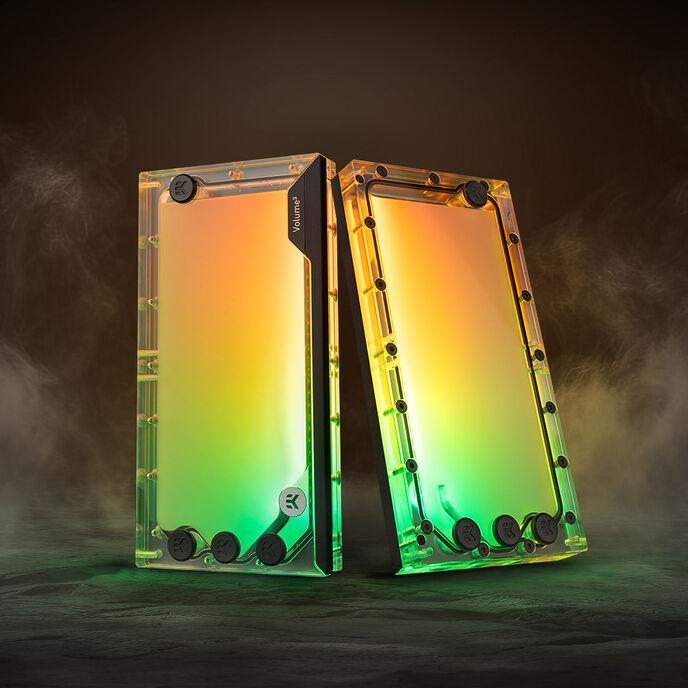 Actual product image EKWB EK-Quantum Volume3 FLT - 240mm, D-RGB, acrylic