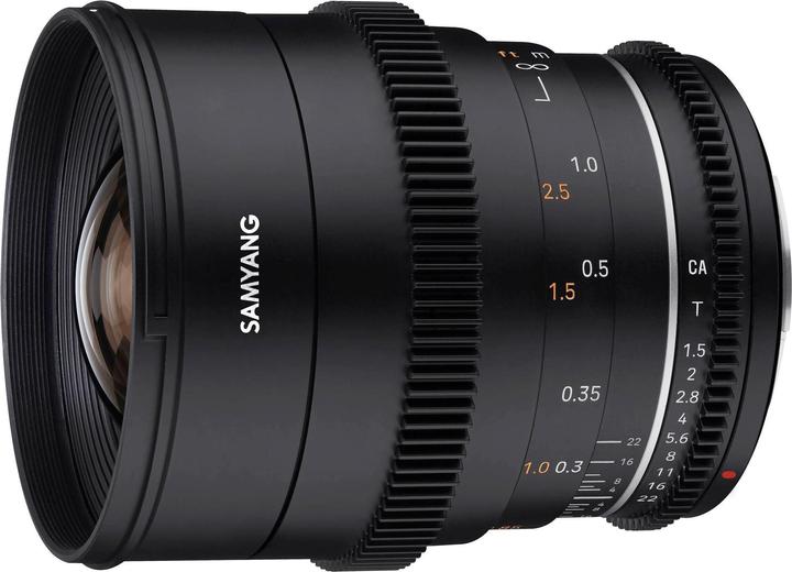 Image du produit Samyang MF 24mm T1,5 VDSLR MK2 Canon RF (Canon RF, Micro Four Thirds, APS-C / DX, Plein format)