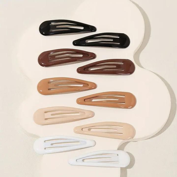 Actual product image ASMI 10 hair clips in water drop shape (10 pcs.)