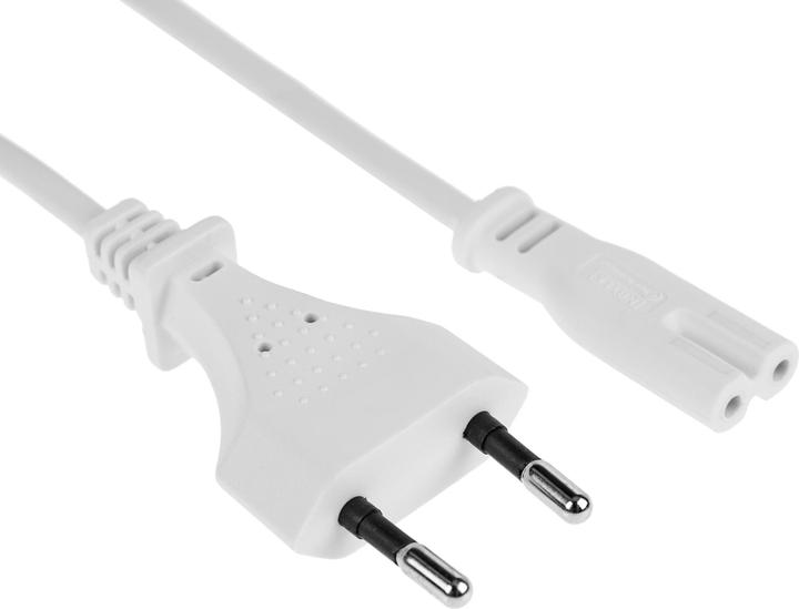 Furber Netzkabel C7-T26 3.0 m Weiss (3 m)