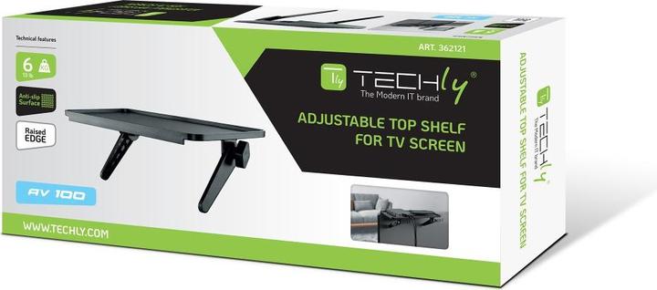 Produktbild Techly Wandhalterung für 1 LCD TV LED 58,42cm-106,68cm 23-42Zoll neigbar schwarz (Wand, 42", 6 kg)