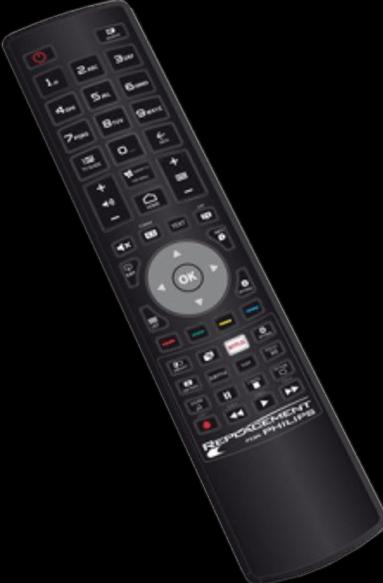 Image du produit GBS Télécommande de remplacement Philips 1719 (Télécommande spécifique à l'appareil, Infrarouge)