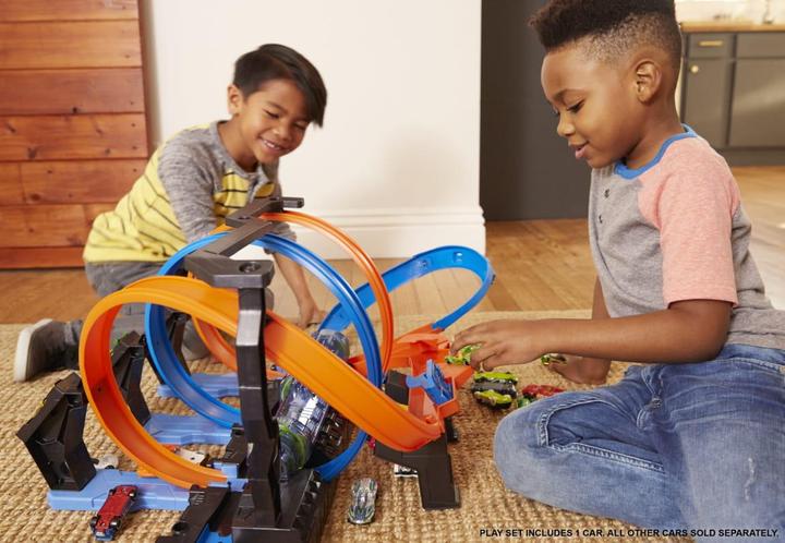 Produktbild Hot Wheels Korkenzieher-Crash Trackset