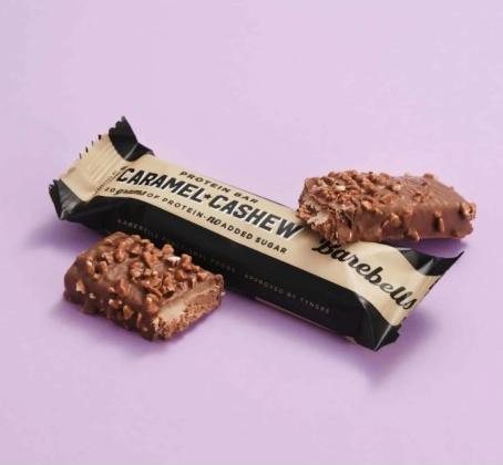 Actual product image Barebells Caramel Cashew Protein Bar (Caramel Cashew, 12 pcs., 660 g)