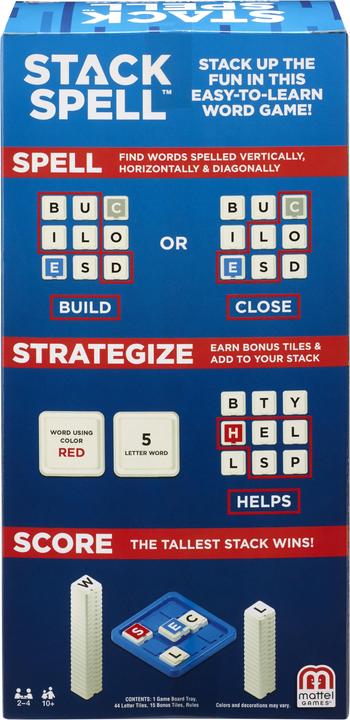 Actual product image Mattel Games Scrabble towers (German)