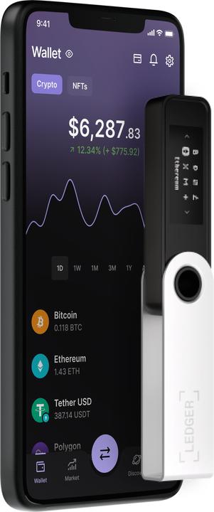 Produktbild Ledger Nano S Plus - Mattschwarz (Litecoin, Zcash, Dash, Bitcoin, Vertcoin, Neo, Ether, Ubiq, Ethereum Classic, Bitcoin Cash, Stellar, Komodo)