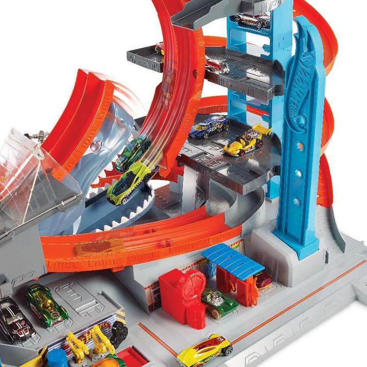 Produktbild Hot Wheels City Ultimative Garage mit Hai-Angriff