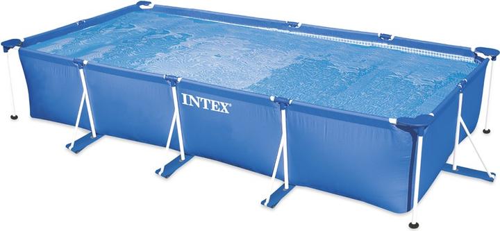 Actual product image Intex 4.5M X 2.2M X 0.84M RECTANGULAR FRAME POOL SET (450 x 220 x 84 cm)