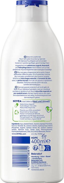 Actual product image NIVEA Body Lotion Rosenblüte DUO (Body lotion, 800 ml)
