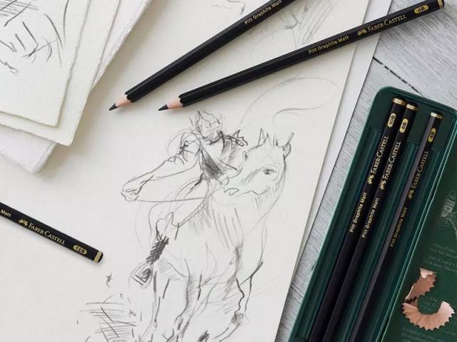 Actual product image Faber-Castell Pitt Graphite 6some (M, 6 x)