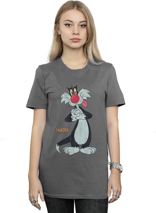 Immagine prodotto Looney Tunes Sylvester Distressed Maglietta Ampia Donna (XL)