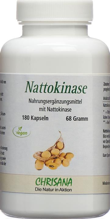 Actual product image Chrisana Nattokinase (180 Piece, Capsules, 100 g)