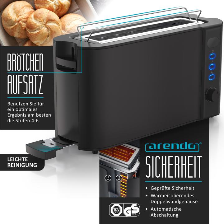 Immagine prodotto Arendo Set per la colazione, bollitore in acciaio inox da 1,5 l con selezione della temperatura e (1.50 l)