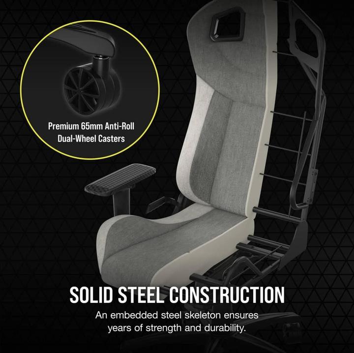 Productafbeelding Corsair T3 Rush (2023) - Grijs en wit