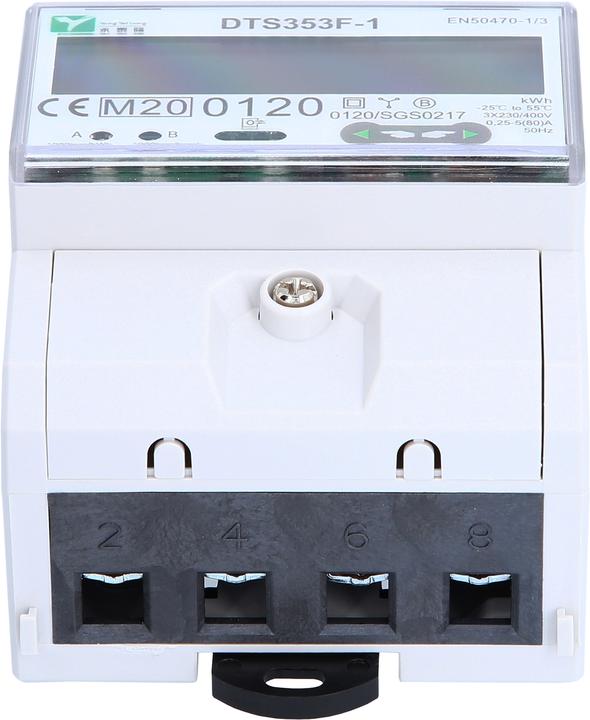 Immagine prodotto KS Tools Contatore di corrente efuturo per guida DIN tarato MID, 3 fasi, 11 o 22 kW.
