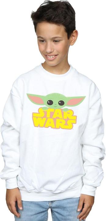 Produktbild Star Wars The Mandalorian The Child And Logo Sweatshirt Jungen (152, 158)