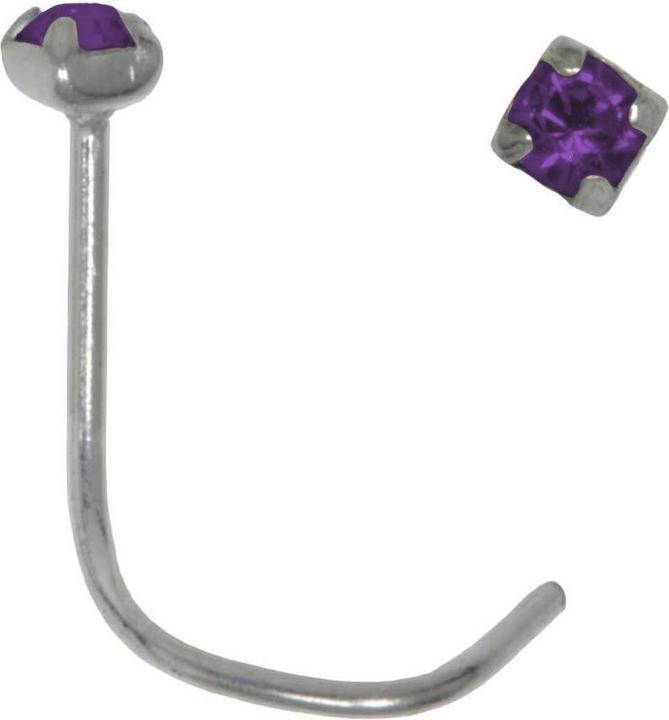Image du produit Bijouteria Piercing nez (Cristallin, Argent 925)