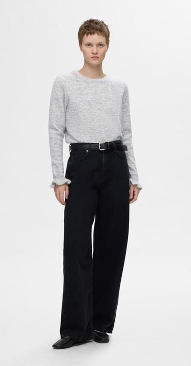 Image du produit Selected Femme Pull en tricot à manches ruchées (L)