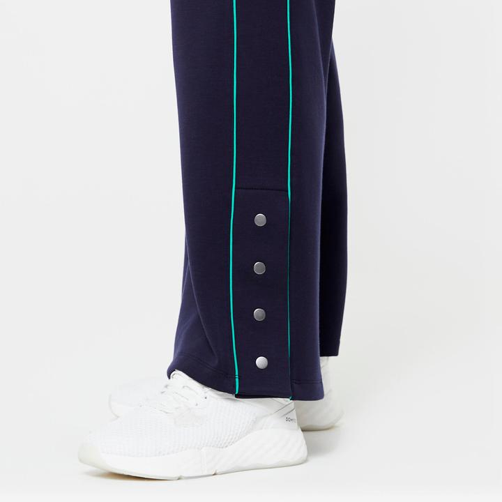 Image du produit Domyos Pantalon de jogging Wide Leg - Heritage bleu foncé/vert (W35)