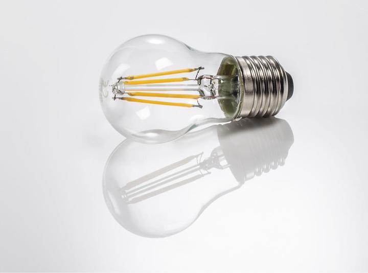 Produktbild Xavax LED-Filament, E27, 470lm ersetzt 40W, Tropfenlampe, Warmweiss, Klar (E27, 4 W, 470 lm, 1 x, E)