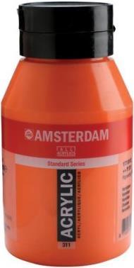 Produktbild Talens Acrylfarbe Amsterdam 1000ml (zinnoberrot, 1000 ml)